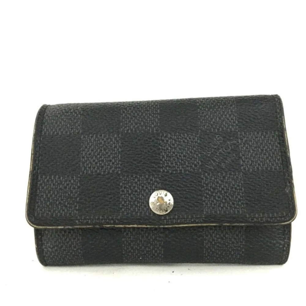 Louis Vuitton Damier Graphite Multicles 6 Ring Key Case